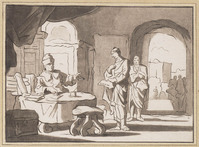 TvB G 6209
<br/>
Betaling van de arbeiders in de wijngaard
<br/>
<em>Brouwer, Cornelis (ca. 1733 - 1803)</em>